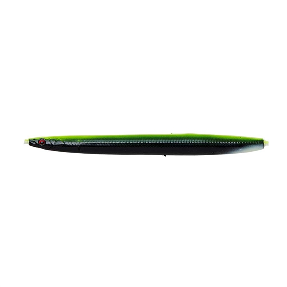 Savage Gear 3D Soft Line Thru Sandeel - Black Yellow