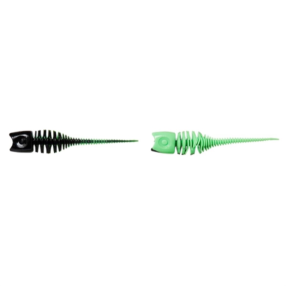 DAM Effzett Garlic Trout Gummiagn - UV Green/Black