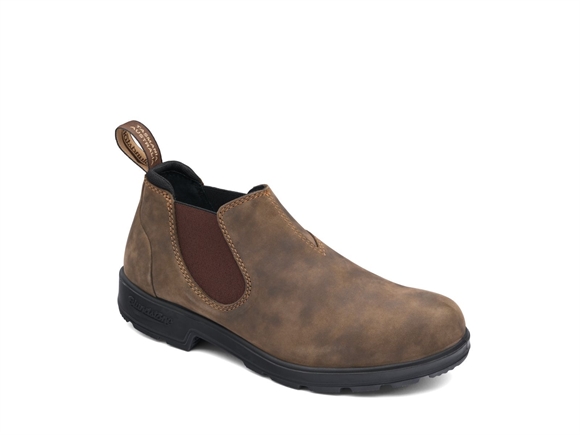 Blundstone BL Slip On Shoe Lædersko - Rustic Brown