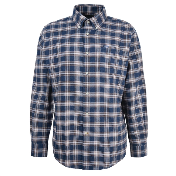 Barbour Bowburn Regular Fit - Herreskjorte - Navy Marl