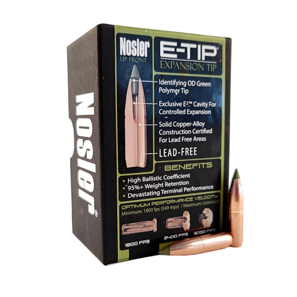 Nosler E-Tip Projektiler - Kal. 7 mm