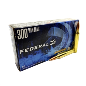 Federal Power Shock Riffelpatroner - Kal. 300 Win. Mag. - Copper HP