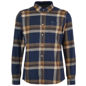 Barbour Folley Tailored Fit - Herreskjorte - Navy