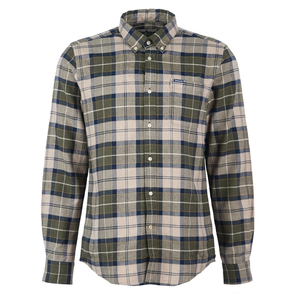 Barbour Kyeloch Tailored Fit - Herreskjorte - Forest Mist