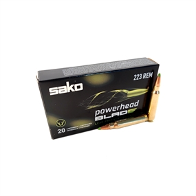 Sako Powerhead Blade Riffelpatroner - Kal. 223 Remington