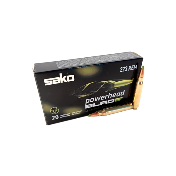 Sako Powerhead Blade Riffelpatroner - Kal. 223 Remington