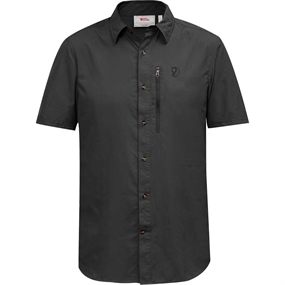 Fjällräven Abisko Hike Shirt SS M - Herreskjorte - Dark Grey