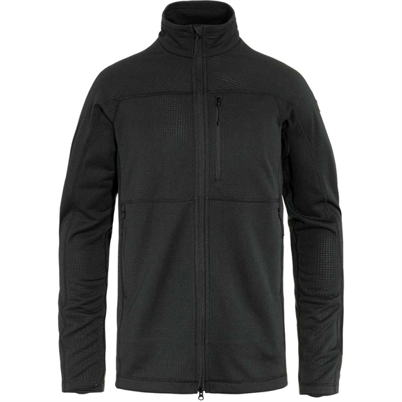 Fjällräven Abisko Lite Fleece Jacket M - Herre Fleecetrøje - Sort