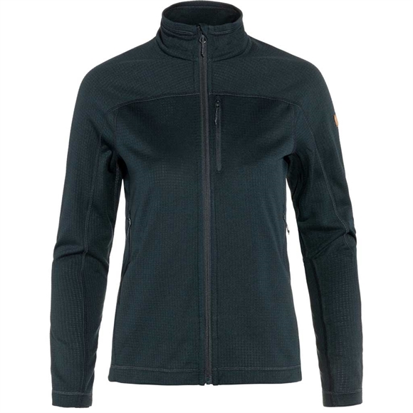 Fjällräven Abisko Lite Fleece Jacket W - Dame Fleecetrøje - Dark Navy