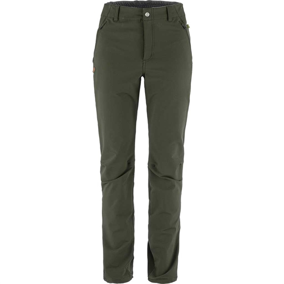 Fjällräven Abisko Winter Stretch Trousers W - Short - Damebukser - Deep Forest