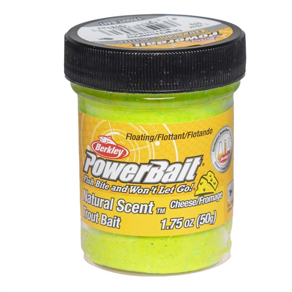 Berkley PowerBait Cheese - Chartreuse/Gltr