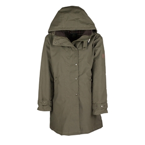 Oxford Blue Brighton Parka Jakke - Dark Olive