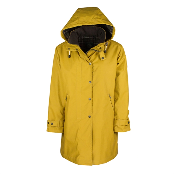 Oxford Blue Brighton Parka Jakke - Mustard