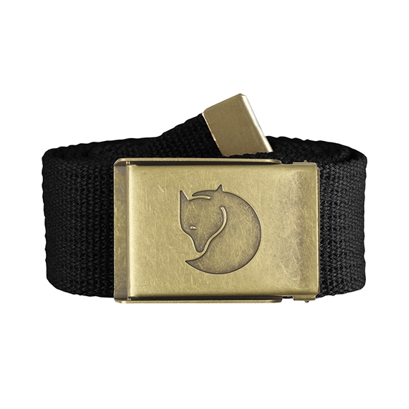 Fjällräven Canvas Brass Belt - Bælte - Sort