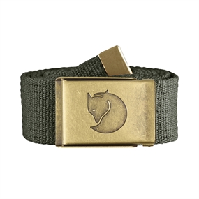 Fjällräven Canvas Brass Belt - Bælte - Mountain Grey