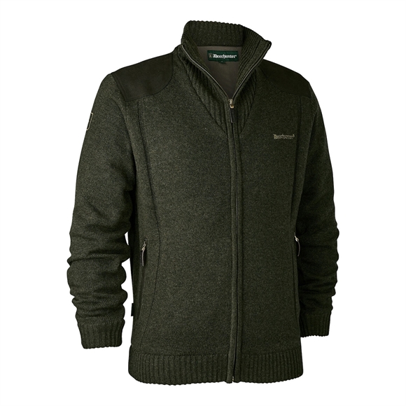 Deerhunter Carlisle Strik Cardigan med Stormliner® - Herre - Dark Elm