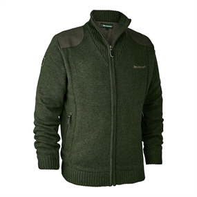 Deerhunter Carlisle Strik Cardigan med Stormliner® - Herre - Green Melange