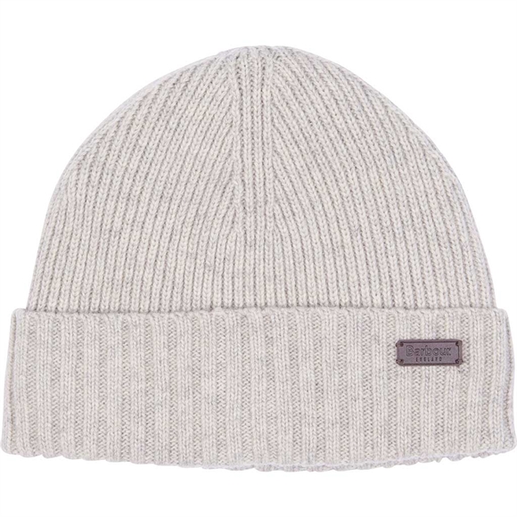 Barbour Carlton Beanie - Hue - Light Grey - Unisex - One size