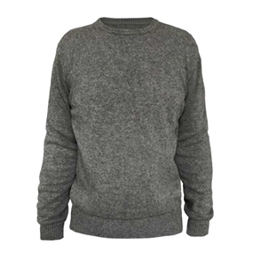 A New Story Daisy Roundneck W Striktrøje - Dark Grey