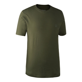 Deerhunter T-Shirt 2-Pack - Herre - Green/Brown - 3XL