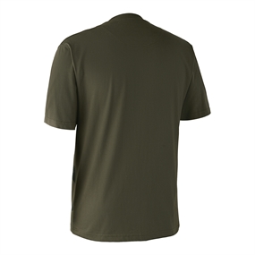 Deerhunter T-shirt med hjort - Herre - Bark green - L