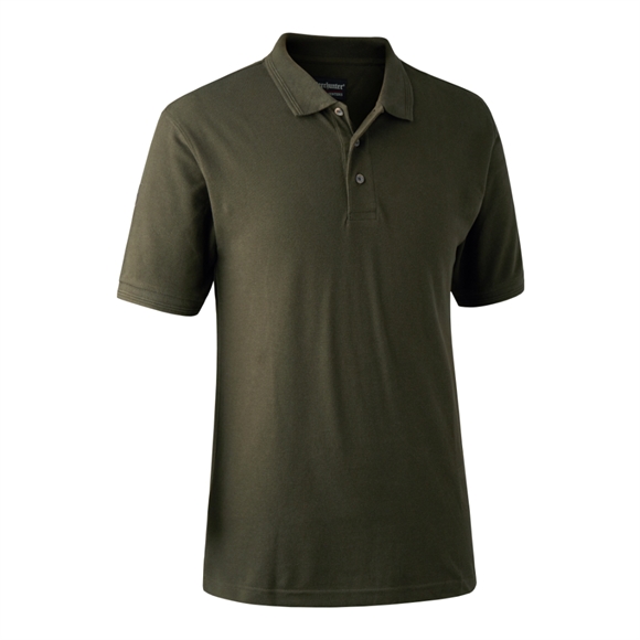 Deerhunter Redding Poloshirt - Herre - Bark green - 3XL