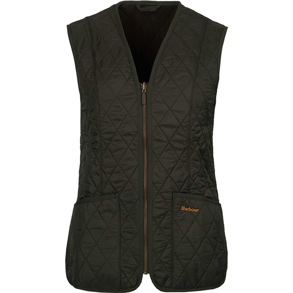 Barbour Betty Fleece Vest - Damevest - Olive - 40