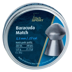 H&N Sport Baracuda Match Lufthagl - 5,5 mm
