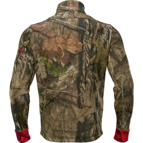 Härkila Moose Hunter 2.0 fleece jakke - MossyOak®Break-Up Country®/MossyOak®Red - Back