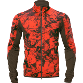 Härkila Wildboar Pro camo fleece jakke - Herre - AXIS MSP® Wildboar orange/Shadow brown