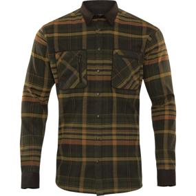 Härkila Pajala skjorte - Herre - Green/Brown - 3XL