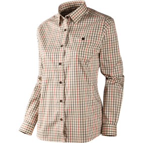 Härkila Lancaster Lady L/S skjorte - Dame - Red check