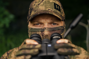 Härkila Deer Stalker camo mesh facecover - AXIS MSP®Forest - B