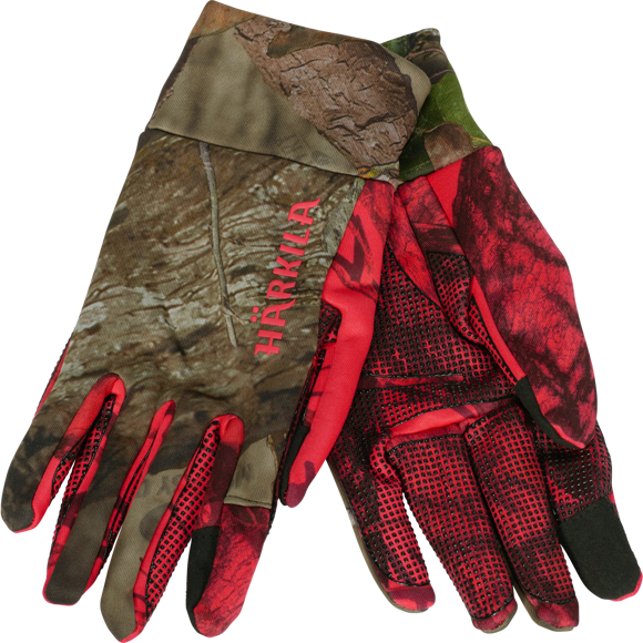 Härkila Moose Hunter 2.0 Fleece Handsker - MossyOak®Break-Up Country®/MossyOak®Red