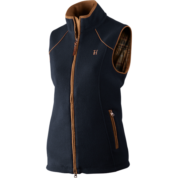 Härkila Sandhem Lady fleece vest - Dame - Dark navy melange