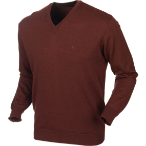 Härkila Glenmore pullover - Herre strik - Burgundy