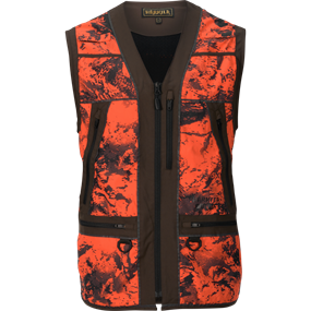 Härkila Wildboar Pro Safety vest - Herre - AXIS MSP®Orange Blaze/Shadow brown