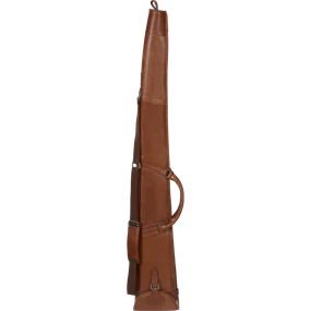 Härkila Retrieve geværfoderal i læder - Cognac - 135 cm