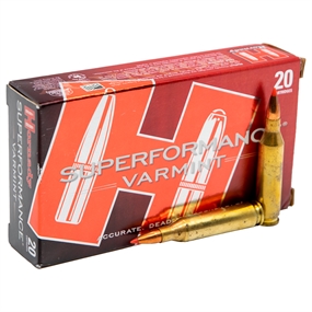 Hornady Superformance Varmint Riffelpatroner - Kal. 243 Win - V-MAX