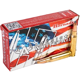 Hornady American Whitetail Riffelpatroner - Kal. 308 Win - 165 gr. InterLock