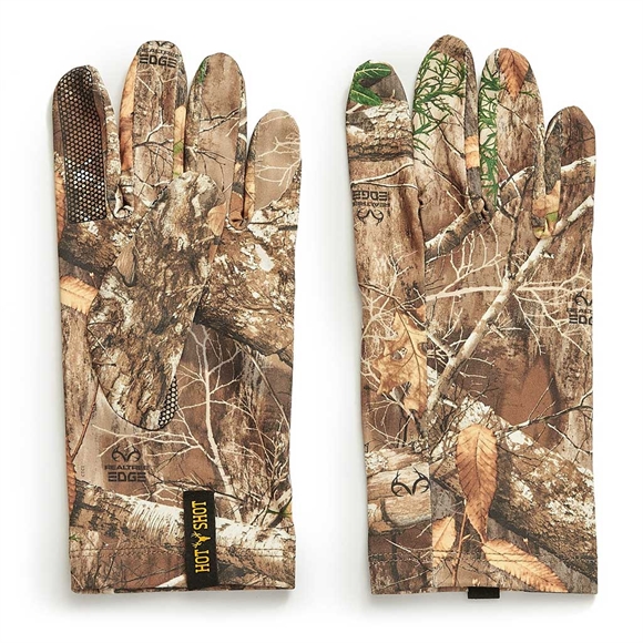 Hot Shot Blacktail Single Seam Handske - Realtree Edge