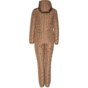 Kopenhaken Icy Quilt Jumpsuit - Dark Camel - Back