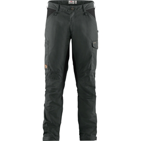 Fjällräven Kaipak Trousers M - Long - Herrebukser - Dark Grey-Sort