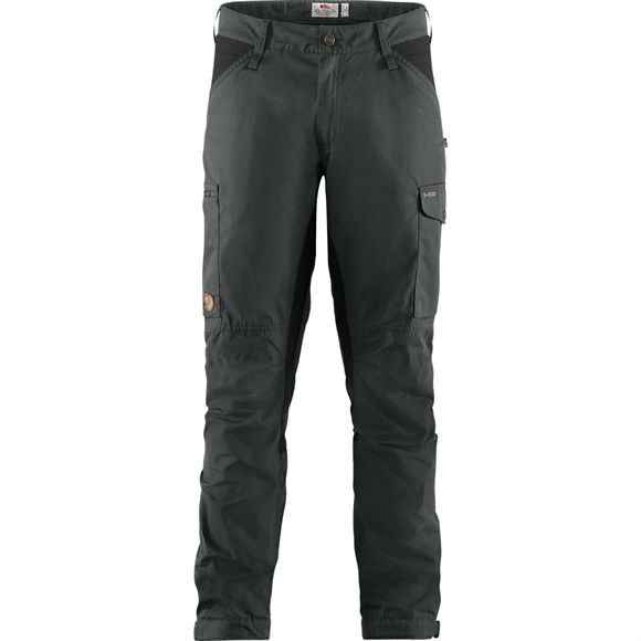 Fjällräven Kaipak Trousers M - Long - Herrebukser - Dark Grey-Sort