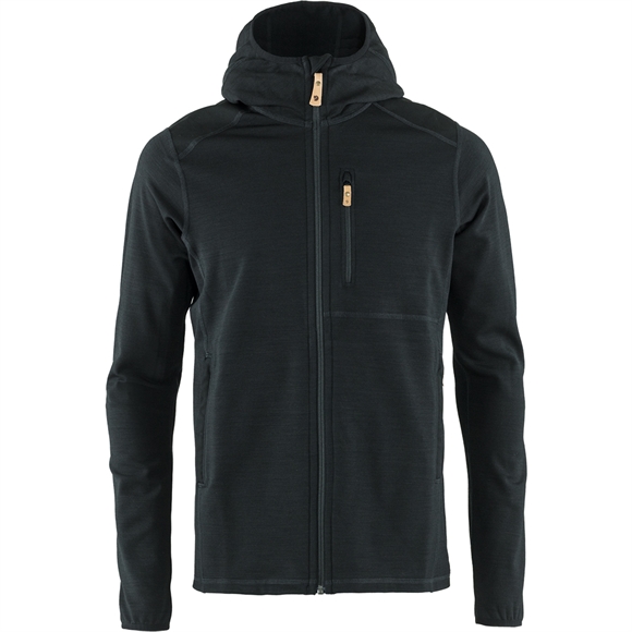 Fjällräven Keb Fleece Hoodie M - Herresweater - Sort