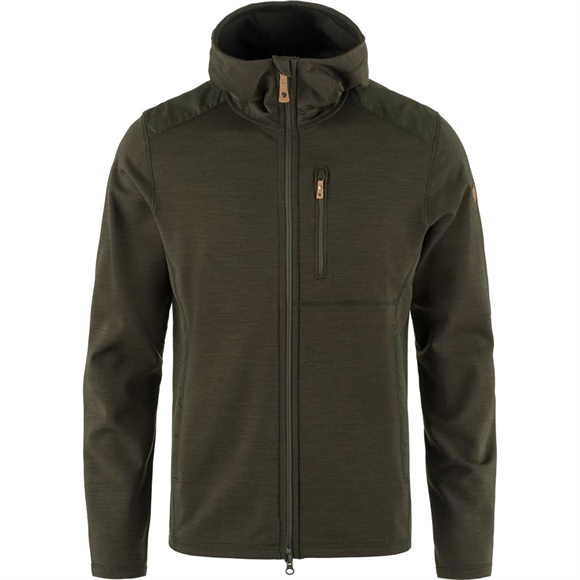 Fjällräven Keb Fleece Hoodie - Herre - Deep Forest