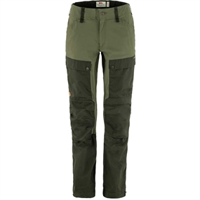 Fjällräven Keb Curved W Bukser - Short - Dame - Deep Forest-Laurel Green