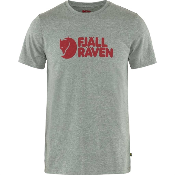 Fjällräven Logo T-Shirt - Herre - Grey Melange