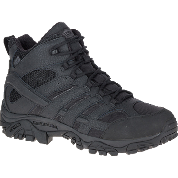 Merrell Moab 2 Mid Tactical WP Vandrestøvle - Herre - Sort