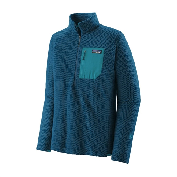 Patagonia M\'s R1 Air Zip Neck - Herre - Lagom Blue